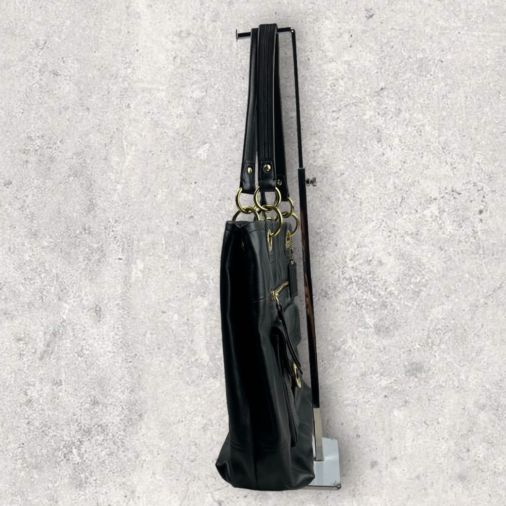 Coach Penelope Gold Leather Tote No: L1173-F18890 - Picture 5 of 16